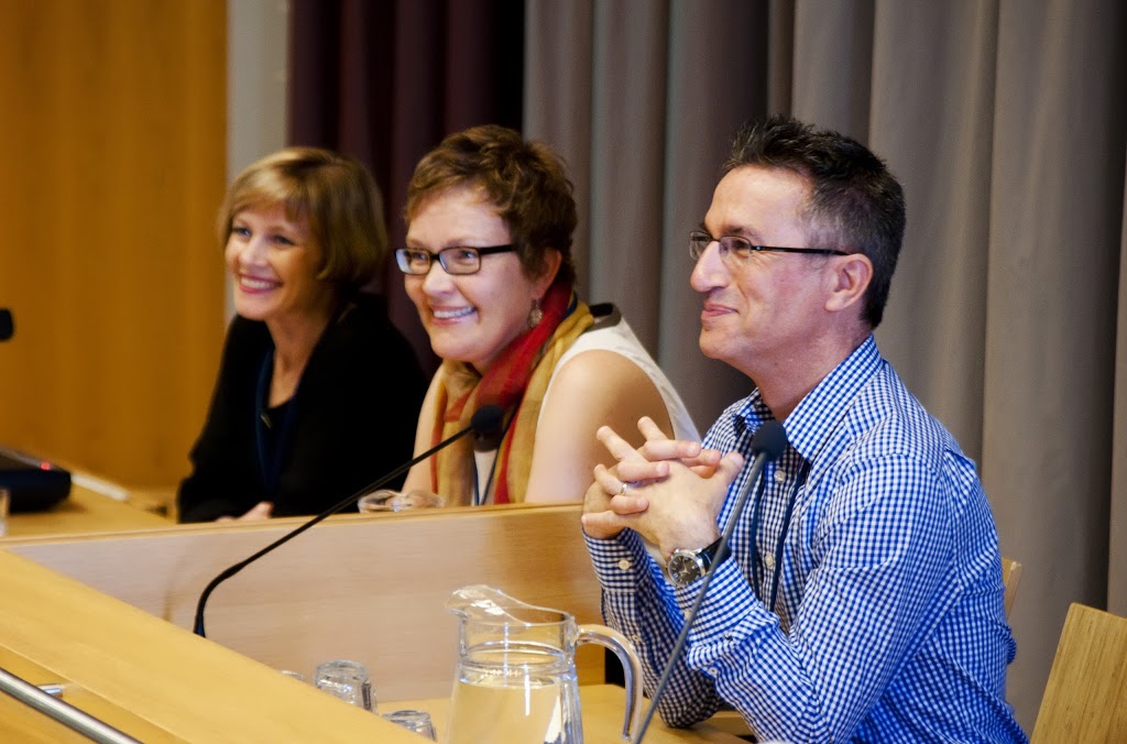 Simon Borg takes questions in the 2013 Language Centre Days