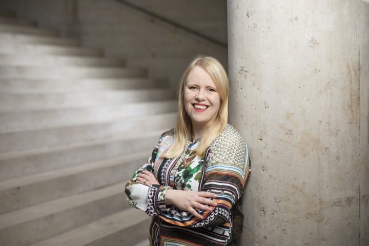 Picture of FINELC chair, Emmi Huttunen, standing and smiling.